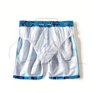 Nouveaux shorts d'été pour hommes 2026 à sublimation, séchage rapide, pour la plage et la natation, décontractés, avec logo personnalisé - Product Image 4