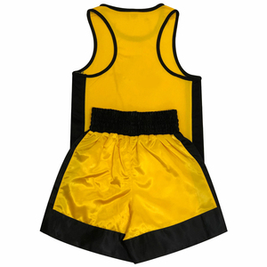 Tenues de boxe personnalisées de haute qualité, légères, respirantes, à séchage rapide, en polyester/coton extensible sur le devant - Product Image 2