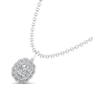 REYES Hot Sale Cushion Cut 3.44Ct Moissanite <b>Pendant</b> Necklace For Women Custom Made 14K <b>Solid</b> <b>Gold</b> GRA Certified Fine Jewelry - Product Image 3