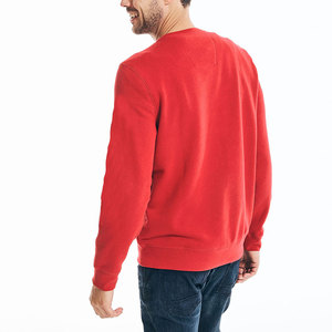 เสื้อฮู้ดดี้และเสื้อสเวตเชิ้ตผู้ชายไซส์ใหญ่แบบใหม่ สีแดง คอกลม สไตล์วินเทจ คลาสสิค ฟิต ขายดี ไซส์พลัส เสื้อสเวตเชิ้ตเรียบง่ายสไตล์วินเทจ - Product Image 2