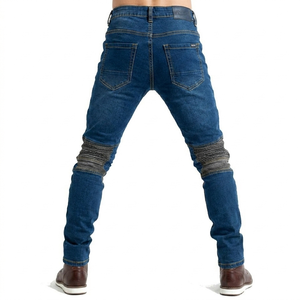 <b>Men</b> Motorcycle Riding Jeans Reinforced Protective Armor Motorbike Denim Pants <b>Biker</b> Racing Trousers OEM ODM Wholesale Pakistan - Product Image 2