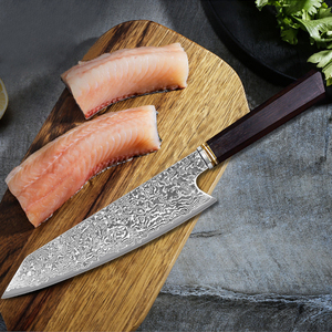 Couteau de Chef Damas Artisanal Modèle 2026 – Lame Professionnelle Tranchante comme un Rasoir, Acier Forgé à la Main, OEM ODM, Écologique - Product Image 3