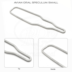 เครื่องมือตรวจภายในช่องปากสัตว์ขนาดเล็ก ทำจากสแตนเลส ขนาด 5.5x1 นิ้ว ปลาย 4.5 มม. สำหรับนก สัตว์เลี้ยงขนาดเล็ก และสัตว์ขนาดเล็กอื่นๆ - Product Image 5