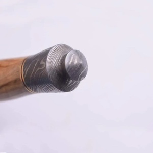 Juego de Cuchillos de Chef Profesionales de Acero de Damasco Hechos a Mano por Ahmad Fabric, 2 Piezas, Mango de Resina, Funda de Cuero, Diseño Moderno, Personalizable - Product Image 4