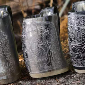 Jarra Artesanal para Beber Cerveza y Agua con Diseños Intrincados de Halloween, Hecha por Tayyab Handicraft - Product Image 4