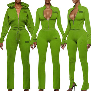 Ensemble deux pièces pour femmes, veste et pantalon, ensemble moulant et ajusté, ensembles pour femmes, ensemble décontracté d'été, ensemble assorti pour OEM et sur mesure - Product Image 2
