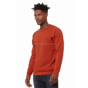 100% coton Bella toile unisexe éponge polaire Raglan Sweatshirt - Product Image 2