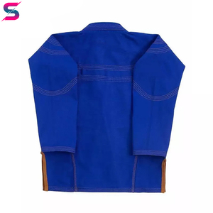 Uniforme de Artes Marciales de Diseño Personalizado en Color Azul, el Mejor Material, Kimono de BJJ Unisex de Poliéster y Algodón para Artes Marciales - Product Image 3
