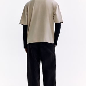 T-shirt décontracté T50005 en coton 100% anti-boulochage, doux, col rond, manches courtes, personnalisable avec logo - Product Image 4
