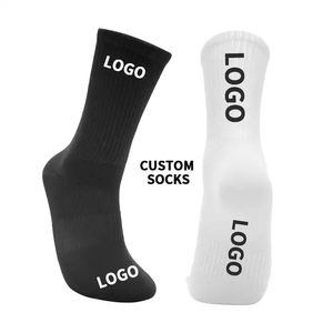 ถุงเท้ากีฬาแบบยาว สีกรมท่า ปักลายองุ่น สำหรับทุกเพศ ผลิตจากผ้าฝ้าย 80% ผสมพลาสติก 17% และวัสดุอื่นๆ 3%  ใส่สบาย เหมาะสำหรับออกกำลังกาย - Product Image 5