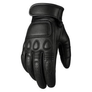 Samroz Sports Gants de moto en cuir véritable respirants écologiques compatibles écran tactile antidérapants toutes saisons unisexe souples - Product Image 1
