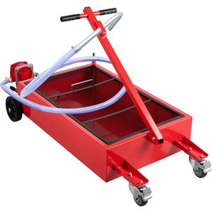 Bac de vidange d'huile pliable à pompe manuelle de 76 L (20 gallons) à profil bas pour réparation automobile, grande capacité, pour un changement d'huile facile - Product Image 3