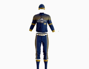Uniformes de baseball en mesh personnalisés avec logo d'équipe, style adulte PRO, sublimation intégrale - Product Image 2