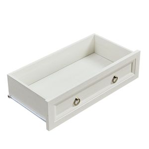 Commode haute rustique en bois de style ferme à 8 tiroirs pour chambre et salon - Product Image 4