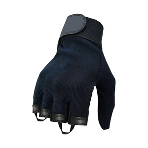 Top Quality Half Finger Wheelchair Gloves for Unisex Sheep Nappa Leather Non-slip, Breathable and Durable Hand Safety Gloves - Product Image 4