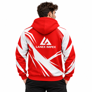 Wholesale Custom Sublimation <b>Hoodies</b> with All Over Printing Stylish Unisex Pullover Sweatshirts Custom Logo Design Sportswear - Product Image 4
