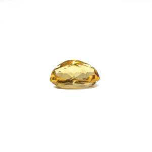 Natural 3.95 Ct Emerald Cut Citrine Loose Gemstone 6mm Faceted for Fine Jewelry - Product Image 3