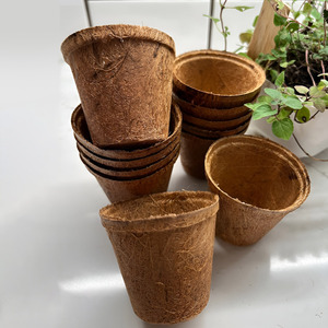 Pots à semis à prix avantageux, paniers de culture en fibre de coco, pots en fibre de coco durables - Product Image 3