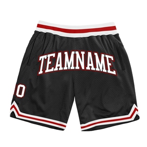 Wholesale Direct OMMIZ INDUSTRY Custom Black Red-Royal 3D Design Autism Supporter <b>Puzzle</b> Pieces Authentic Basketball Shorts - Product Image 2