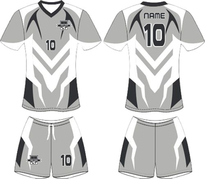 New Design Sublimated Printed Soccer Uniform Custom Team V-neck Short Sleeve Quick Dry Breathable 100% <b>Polyester</b> Plus Size Front - Product Image 6