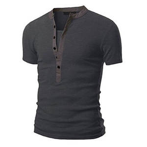 Camiseta de Cuello en V para Hombre con Logotipo Personalizado, 100% Algodón, Tallas Grandes, Nuevo Diseño, Ropa Cómoda en Venta - Product Image 3