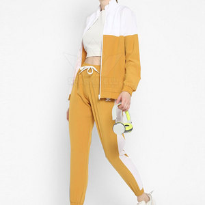Women's Classic 2-Piece Winter Tracksuit Full-<b>Zip</b> Jacket <b>Trousers</b> 100% Cotton Eco-Friendly Quick-Dry Breathable for Fitness - Product Image 2