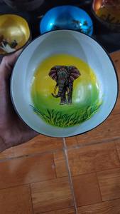 Cuenco de Cáscara de Coco Hecho a Mano en Vietnam con Incrustaciones de Mosaico, Recuerdo Decorativo, Regalo Ecológico, Artesanía Natural Lacada, Decoración del Hogar - Product Image 3