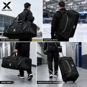 Custom OEM Ice Hockey <b>Equipment</b> Bag Waterproof Sports Duffel Bag Large Capacity Team Training Travel Gear Bag - Product Image 5