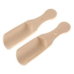 Mini cuillère en bois écologique avec long manche pour sel de bain, café, sucre, assaisonnements (capacités de 10 à 30 ml) - Product Image 5