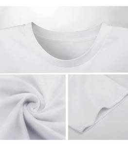 Camisetas Personalizables al por Mayor 2025, 100% Algodón, Cuello Redondo, Tejidas, Estampadas, para Hombre, Casuales, de Verano, Manga Corta, Transpirables - Product Image 4