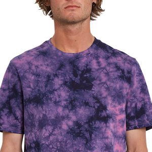 Nueva Camiseta Tie Dye Personalizable para Hombre, de Secado Rápido, Tela Ligera, Estampado Completo, Cuello Redondo, Manga Corta, OEM - Product Image 5