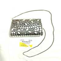 Sac de soirée de luxe de marque de mode de qualité supérieure, pochette en métal ornée de pierres pour femme, idéal pour mariage, au meilleur prix