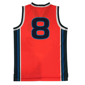 Conjuntos de Camisetas de Baloncesto sin Mangas de Malla Reversible Transpirable de Alta Calidad con Diseño de Impresión por Transferencia de Calor de 160g para Hombre, Verano 100% - Product Image 2