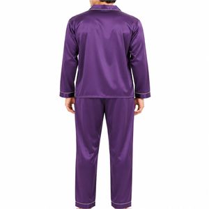 Custom Men's <b>Plus</b> <b>Size</b> Luxury Summer Solid Stretchy Knitted Breathable V-neck Casual <b>Loungewear</b> Pajama <b>Set</b> Soft Sleepwear - Product Image 6