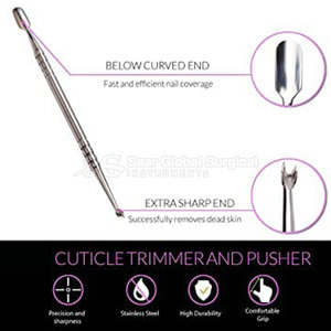Juego de Empujadores de Cutículas Premium, Juego Completo de Empujadores de Cutículas, Estuche de Almacenamiento Portátil con Herramientas de Calidad para el Cuidado Diario de las Uñas - Product Image 5