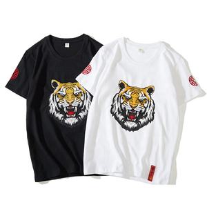 2022 logotipo personalizado 100% algodón al por mayor niños camisetas de alta calidad de gran tamaño cuello redondo estilo Casual marca personalizada impresión hombres - Product Image 2