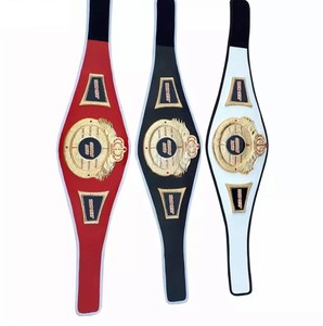 Custom Design Karate & Kick Boxing Championship Belt PU Material Unisex Martial Arts Training Equipment - Product Image 3