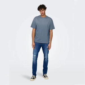 Chemises Courtes Élégantes pour Hommes en Coton/Fibre de Bambou Respirant, Imprimé Numérique, Style Décontracté Cropped Boxy, Grammage Lourd - Product Image 2