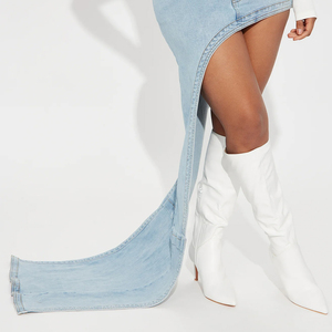 Jupe longue pour femme, fabrication OEM, vente en gros directe d'usine, jupe longue de haute qualité, fournisseur de logo personnalisé, jupes tendance, commande en gros 2026 - Product Image 5