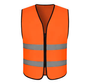 Chaleco de Seguridad de Alta Visibilidad, Transpirable, Impermeable, Resistente al Viento, Certificado CE, Ignífugo, con Franjas Reflectantes y Cremallera, Ropa de Trabajo - Product Image 3