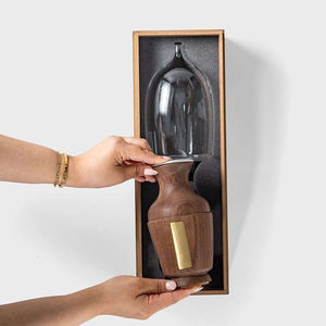 Style arabe Ramadan bois acrylique Bakhoor brûleur décoration de la maison arabe verre Mubkhar encensoir Oud brûleur - Product Image 6