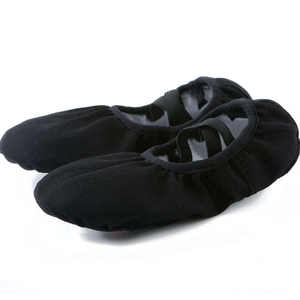 Zapatillas de Ballet para Mujer/Hombre, de Lona, para Gimnasia, Yoga, de Cuero Plano, para Niños Pequeños - Product Image 4