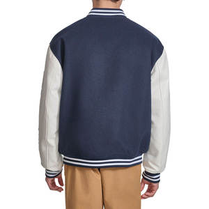 Blouson universitaire tendance 2026 pour hommes et femmes, coupe oversize, style streetwear, blouson Letterman, logo personnalisé OEM ODM - Product Image 3