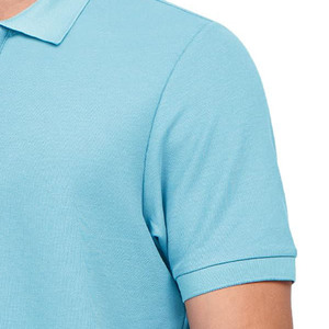 Camisetas Polo de Poliéster Lisas y Transpirables al por Mayor, Venta Caliente de Verano, Ecológicas, con Logotipo Personalizado, Camisetas Polo para Hombre - Product Image 3