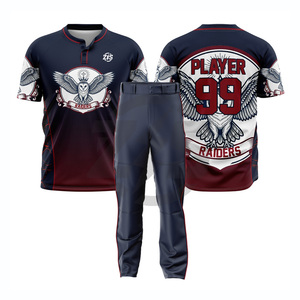 Uniforme de Béisbol Zersia International Raiders para Hombre, Adulto, Poliéster, Impresión por Sublimación, Transpirable, Diseño de Búho Verde y Blanco - Product Image 4