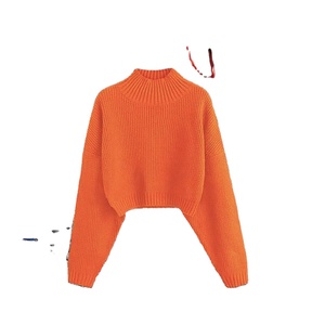 Women's Autumn Argyle Single Breasted Cross V-Neck Breathable Sweaters 2025 Dressy Casual Front Slit <b>Ribbed</b> <b>Knit</b> Pullover - Product Image 2