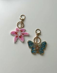 Classic Style Embroidery Beaded Eco-Friendly Customized Handcrafted Decorative Keychain Boho <b>Bag</b> <b>Charm</b> Accessory MD HANDICRAFTS - Product Image 1