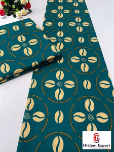 Tissu en coton imprimé wax africain double face occultant de qualité supérieure pour robes Ankara, imperméable, vente en gros, export Hitjem - Product Image 5