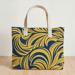 ถุงช้อปปิ้งผ้าฝ้ายแบบใช้ซ้ำได้พร้อมหูหิ้ว เป็นมิตรกับสิ่งแวดล้อม ใช้ซ้ำได้ ซักล้างได้ ทนทานสำหรับใช้ในชีวิตประจำวัน - Product Image 3