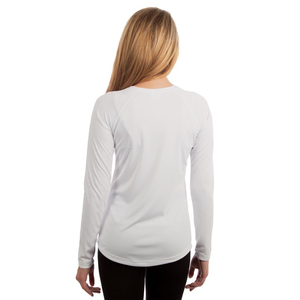 Custom Women's Long Sleeve T <b>Shirt</b> Breathable 100% Cotton Ladies Solar <b>White</b> New Best forlain Women's Long Sleeve T <b>Shirt</b> - Product Image 2